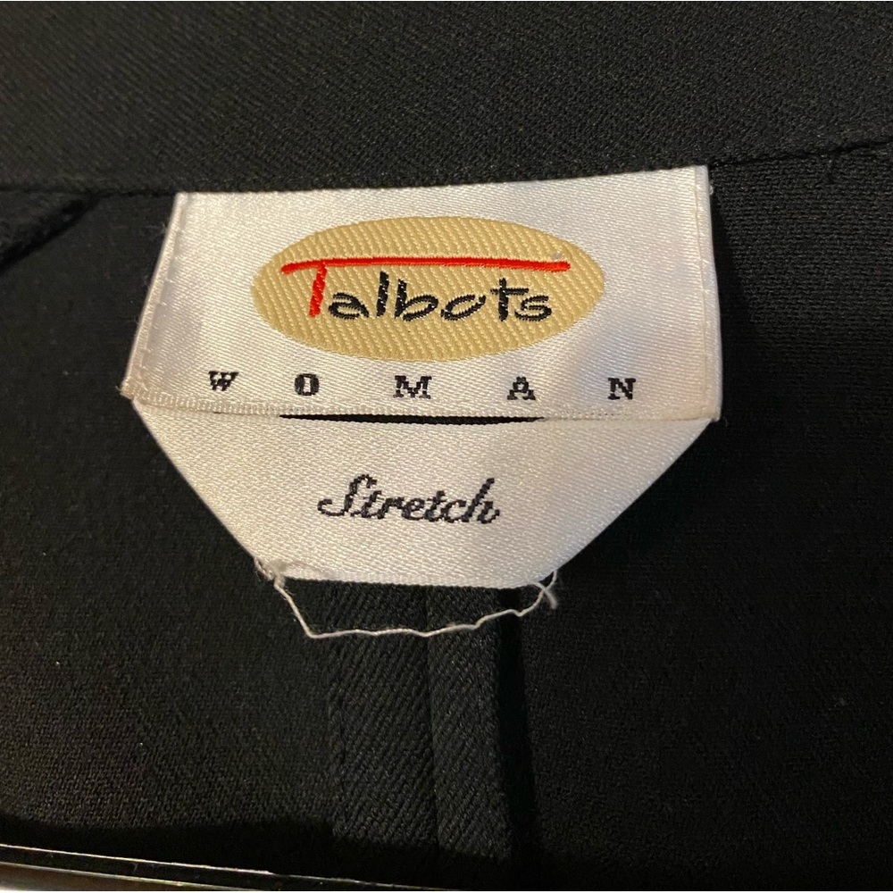 Talbots Button Down Black Blazer Jacket - image 2